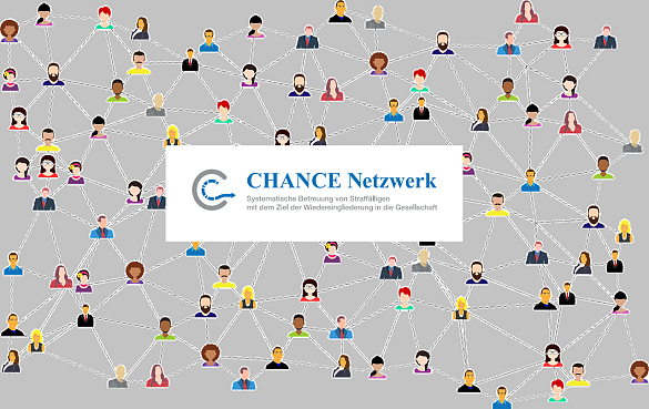 Symbolbild Netzwerk mit Logo CHANCE